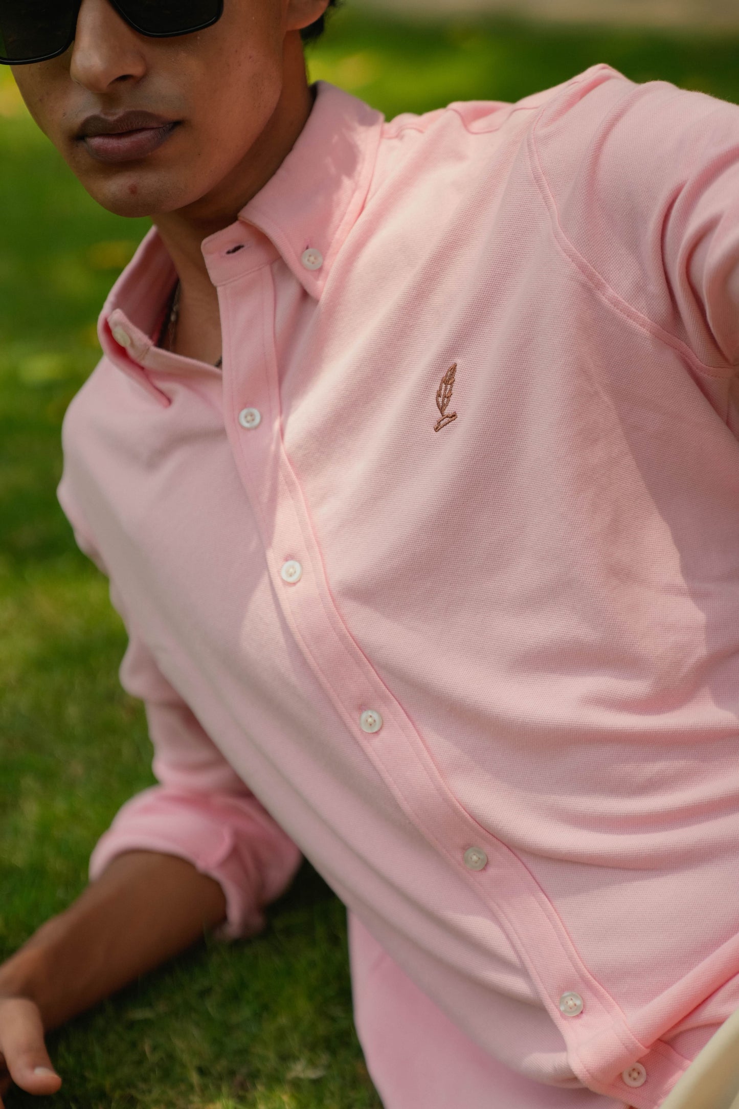 Pink Luxe Mens Shirt