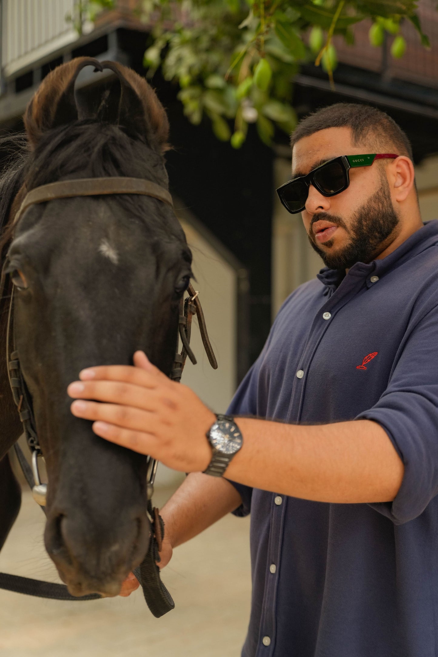Navy Luxe Mens Shirt