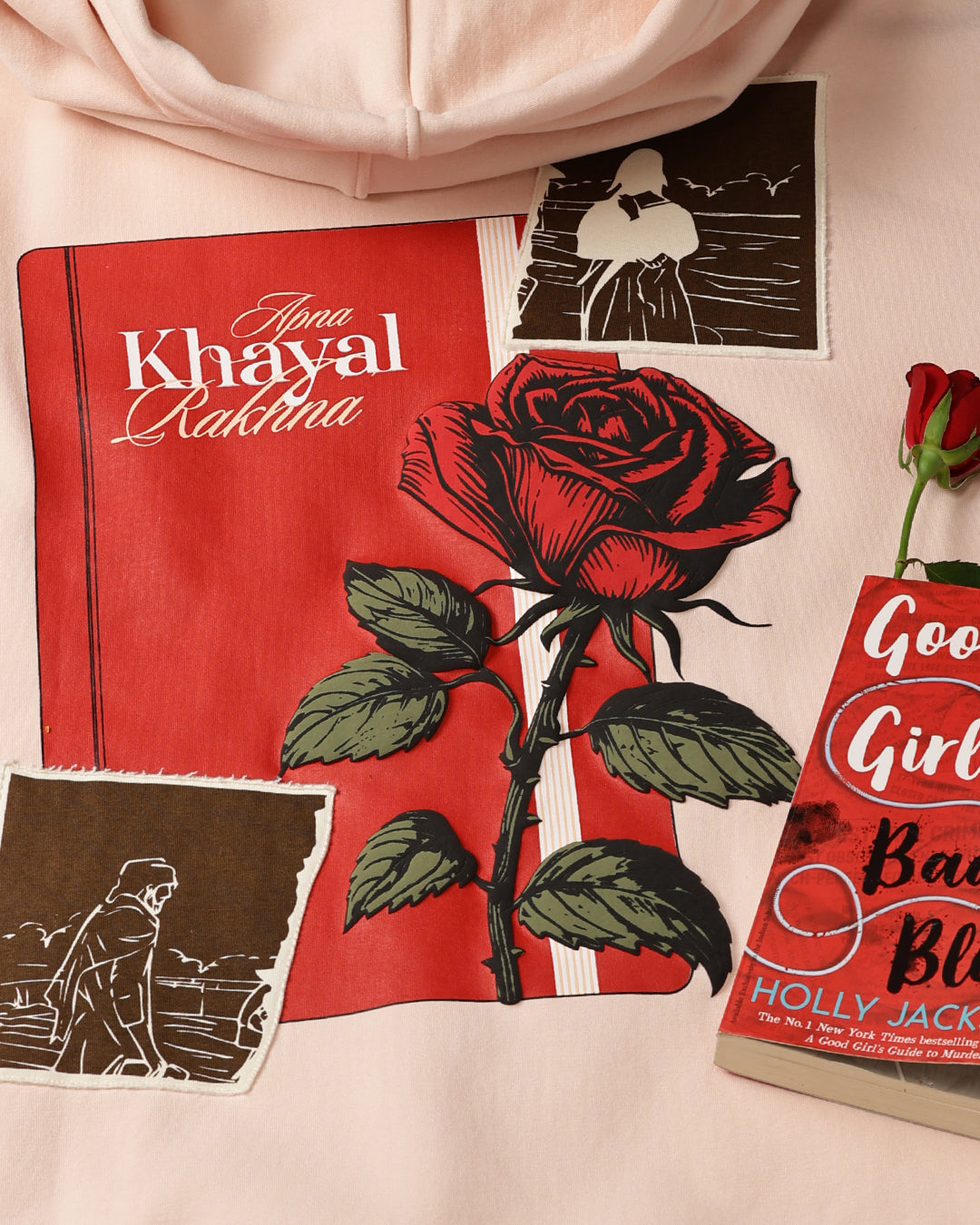 Apna Khayal Rakhna Hoodie (Pink)