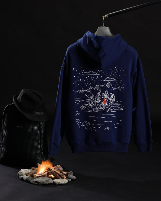 Starry Night Hoodie (Navy Blue)