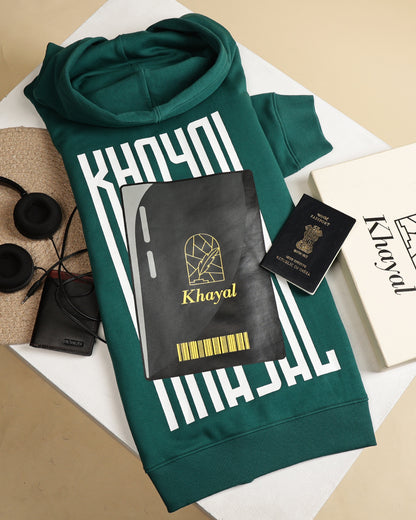 Khayal Safar Passport Hoodie (Green)