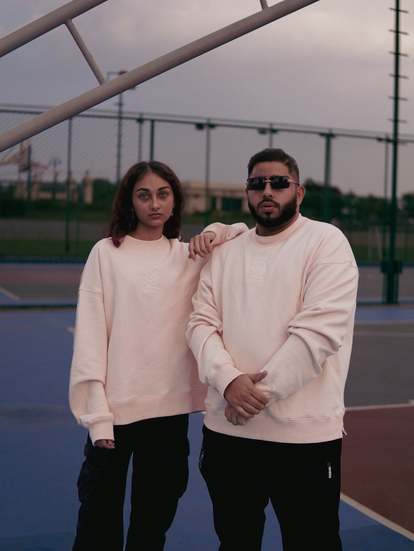 Pink Solid Sweatshirt