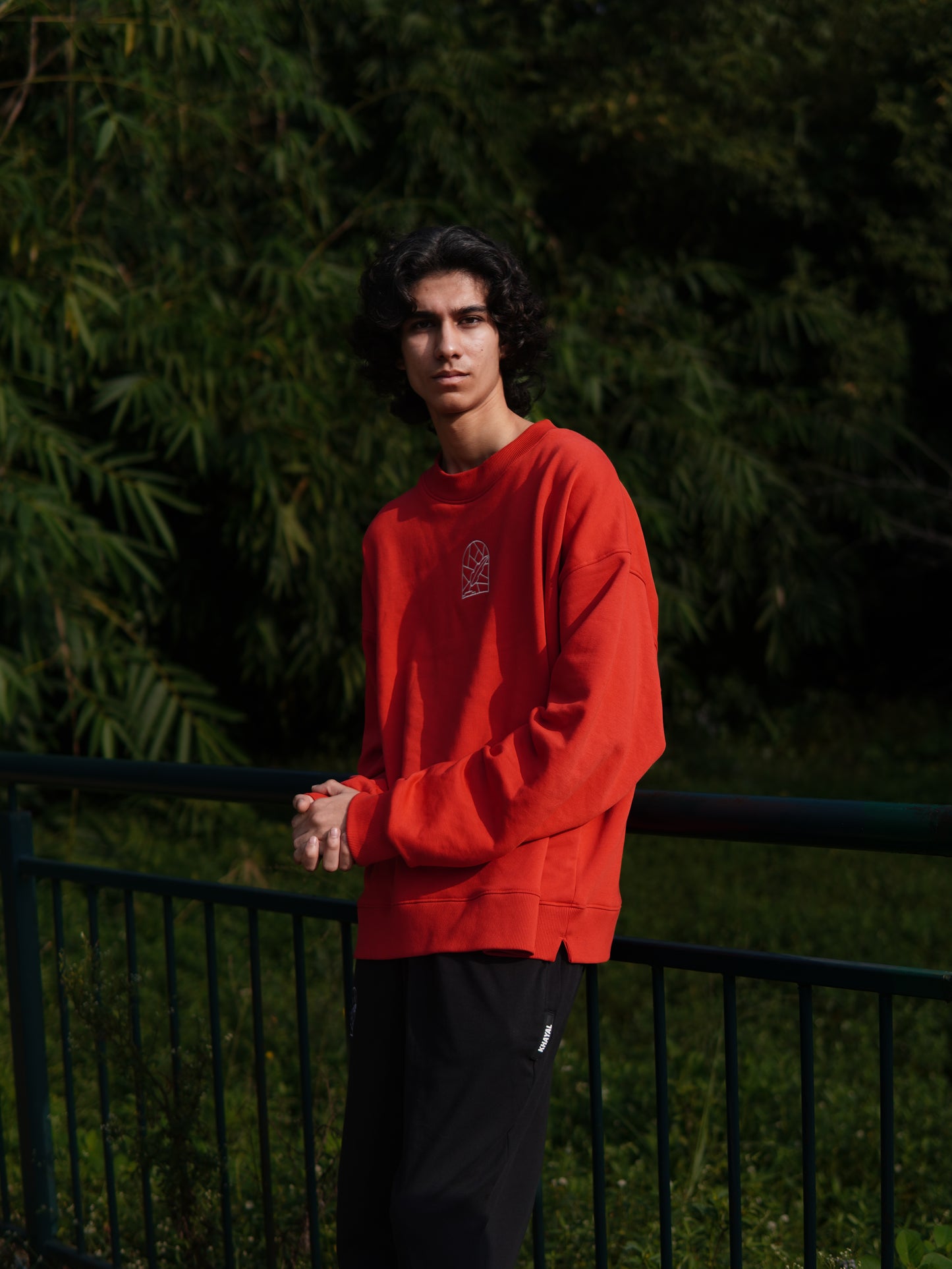 Red Solid Sweatshirt