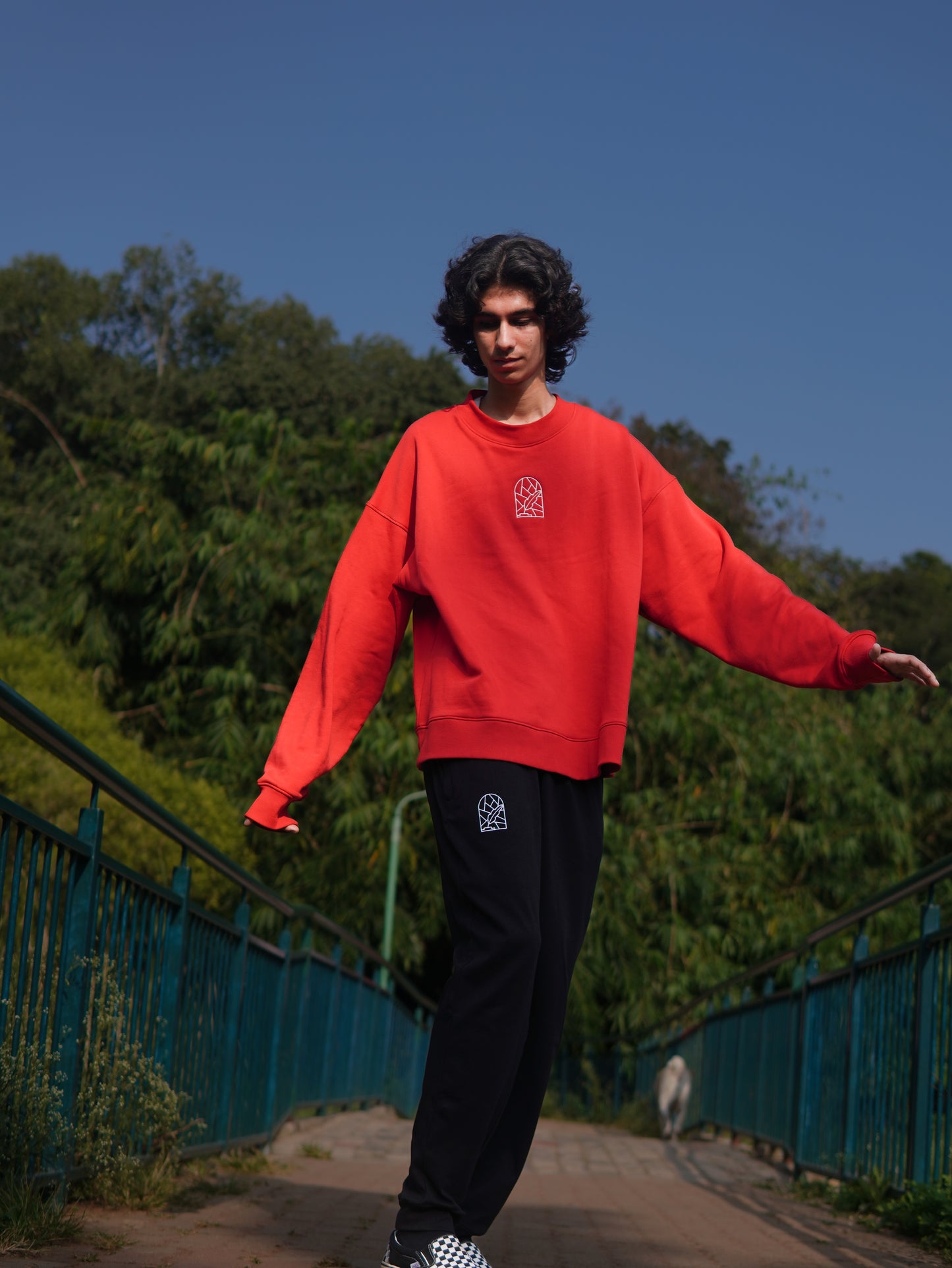 Red Solid Sweatshirt