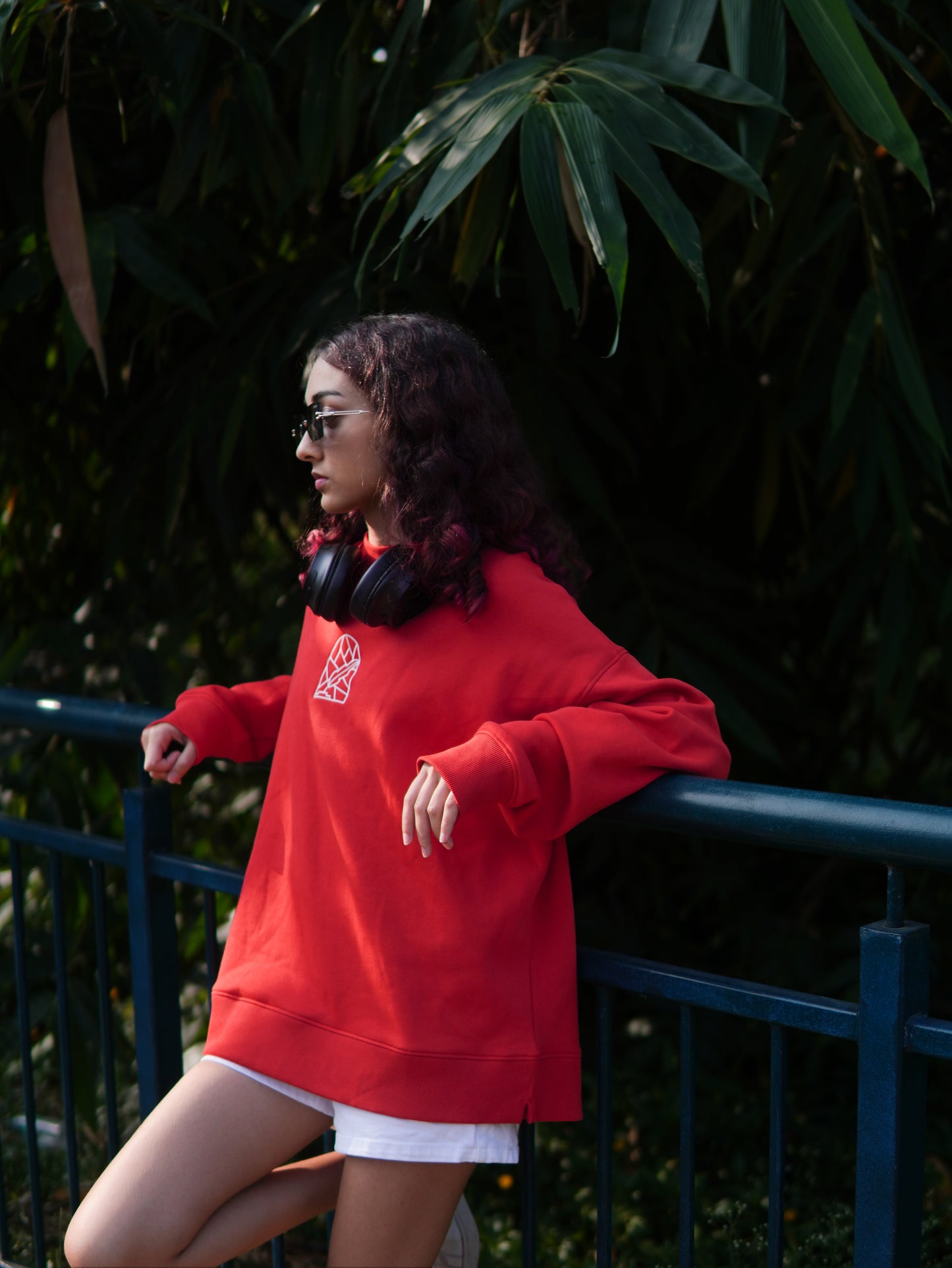 Red Solid Sweatshirt