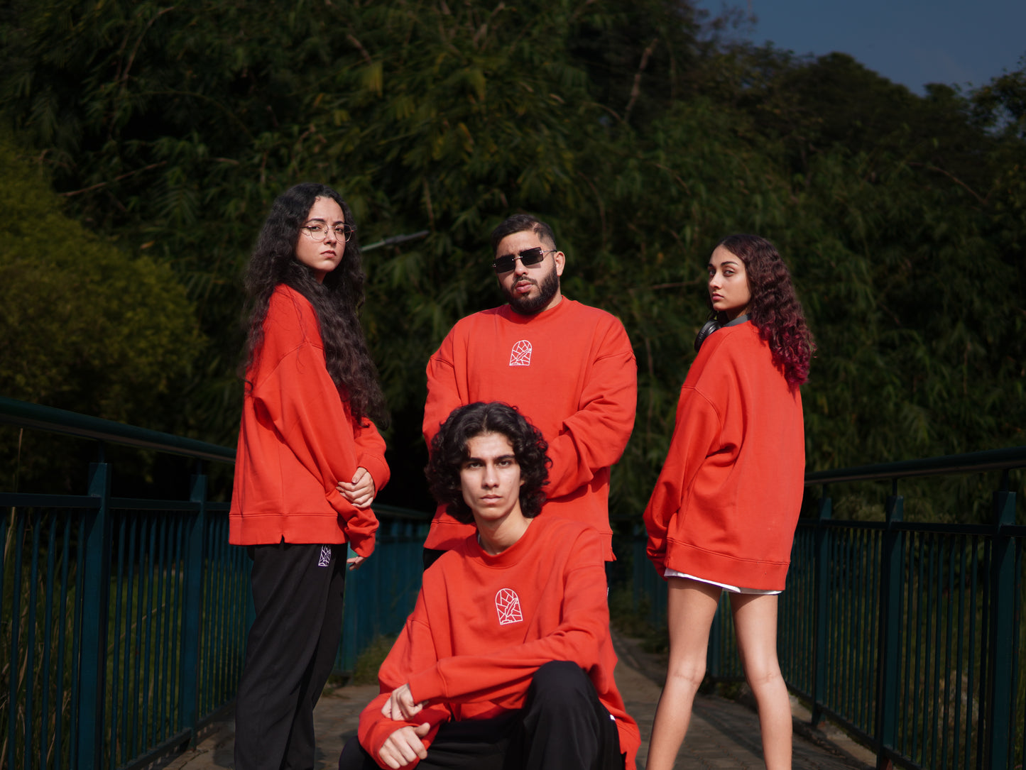 Red Solid Sweatshirt