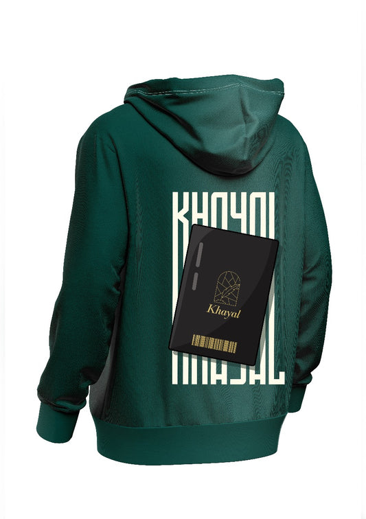 Khayal Safar Passport Hoodie (Green)