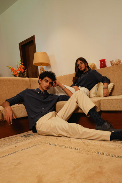 Navy Luxe Mens Shirt